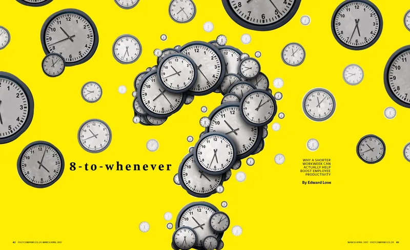 Fast Company feature spread