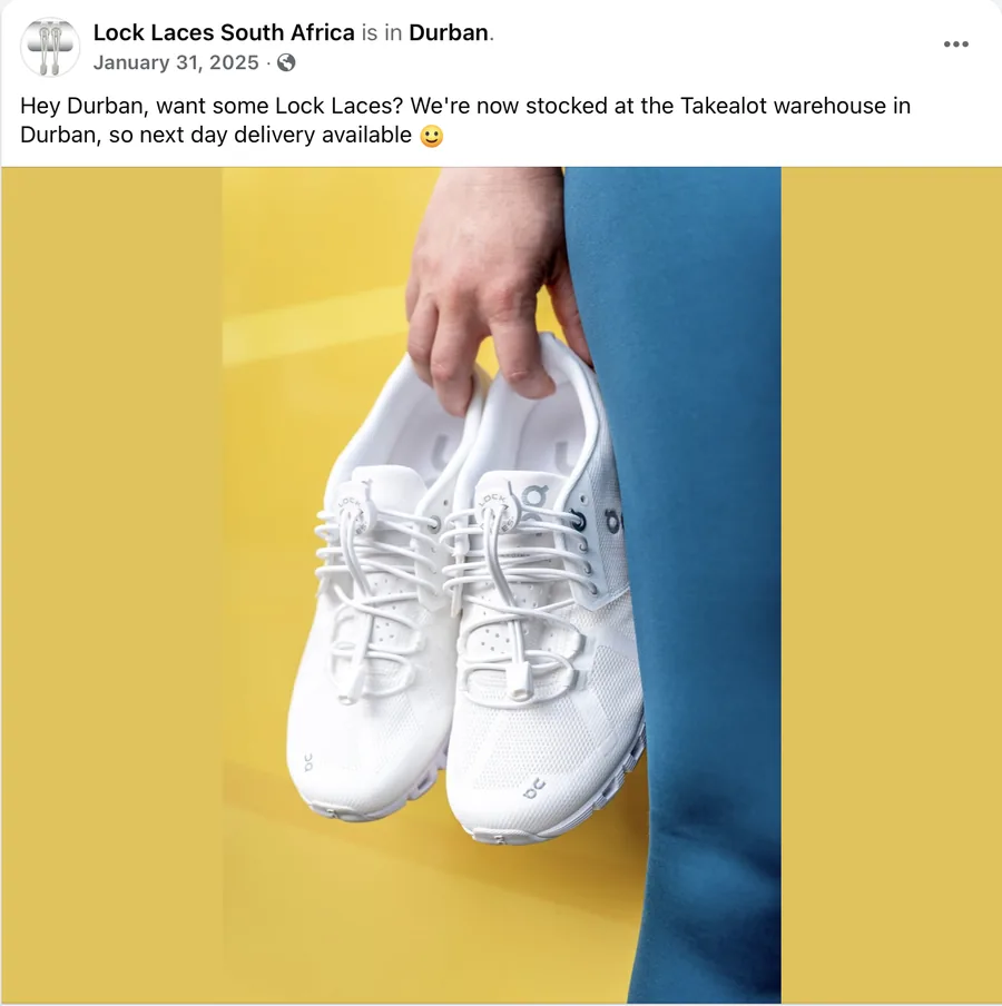 Lock Laces social post